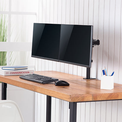 LogiLink TIS 17"–32" Dual TFT 3-Joint Monitor Mount, Black, Max 8 kg