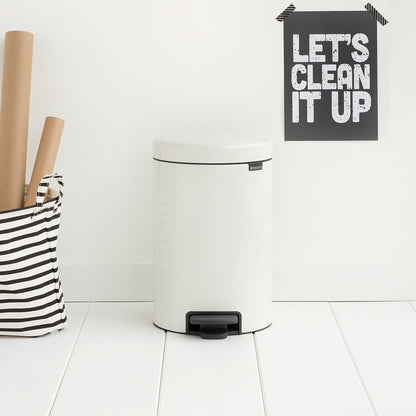 Brabantia Pedal Bin Newicon 12,0 L white