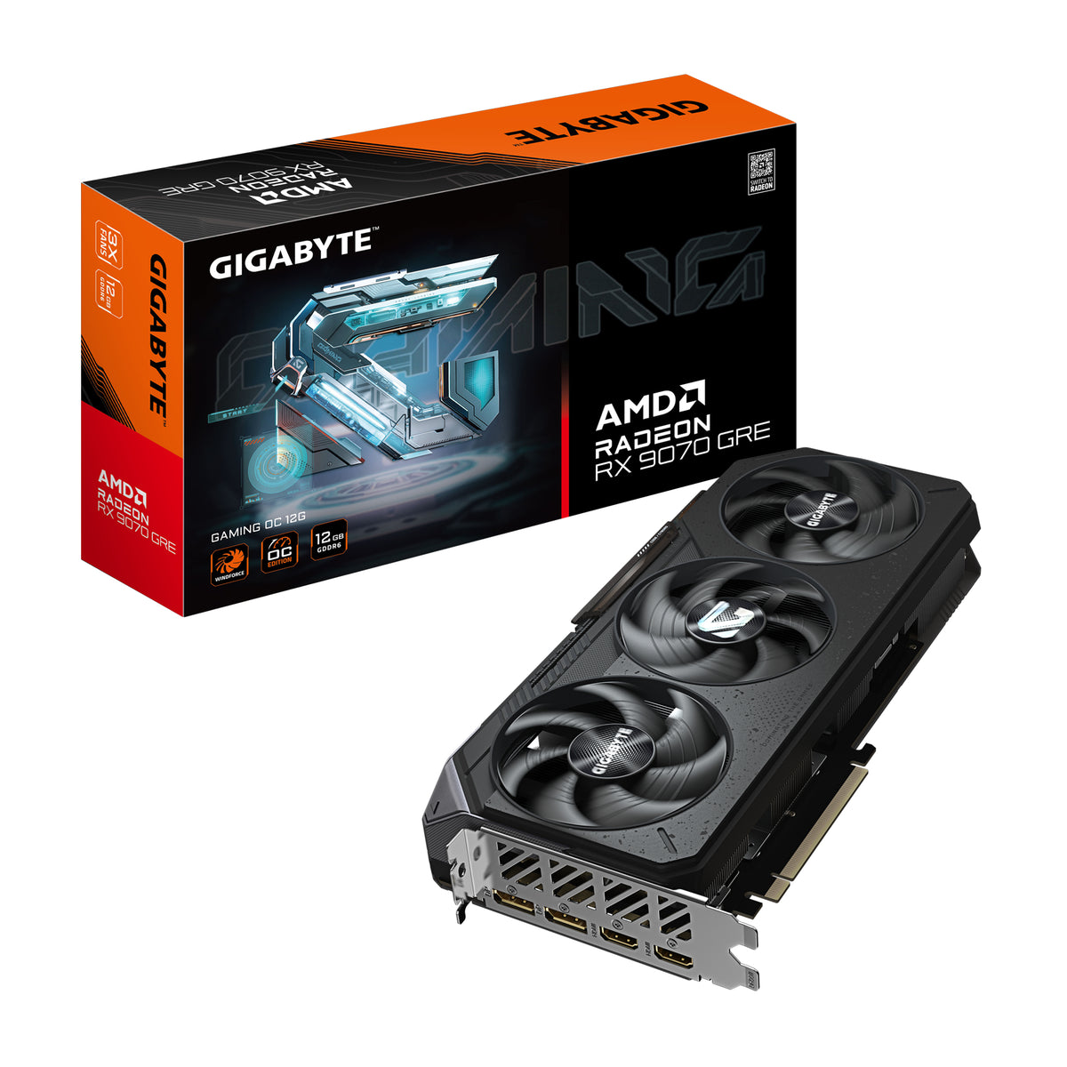 Radeon™ RX 9070 GRE GAMING OC 12G Graphics Card