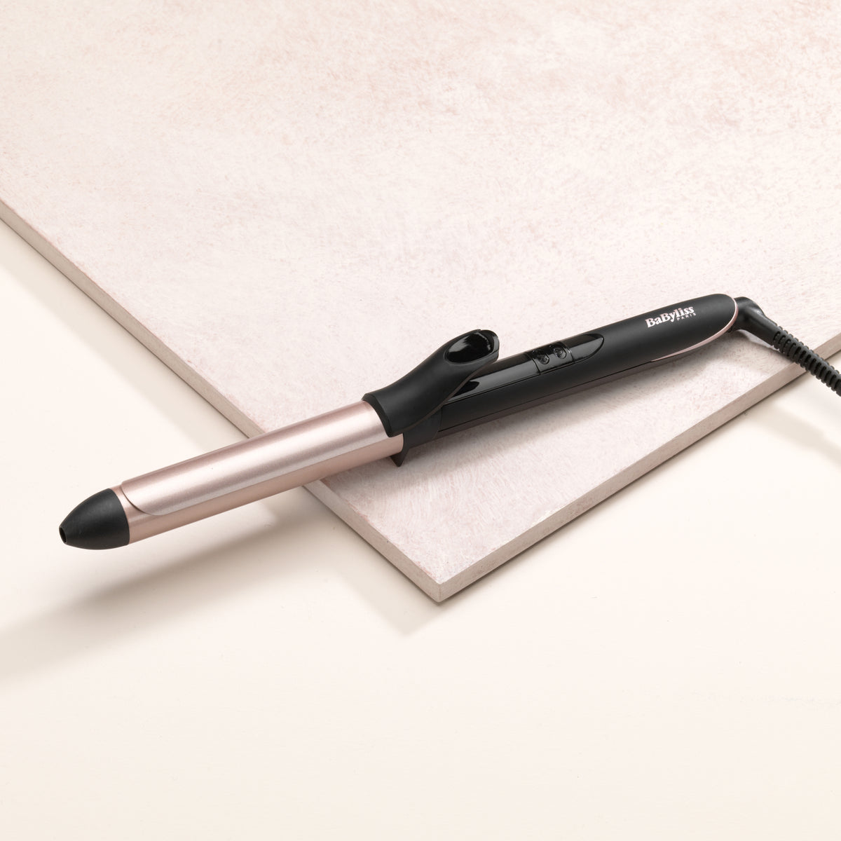 BaByliss 25mm Curling Tong Curling Iron — Warm Black & Pink Gold, 98.4" (2.5 m)