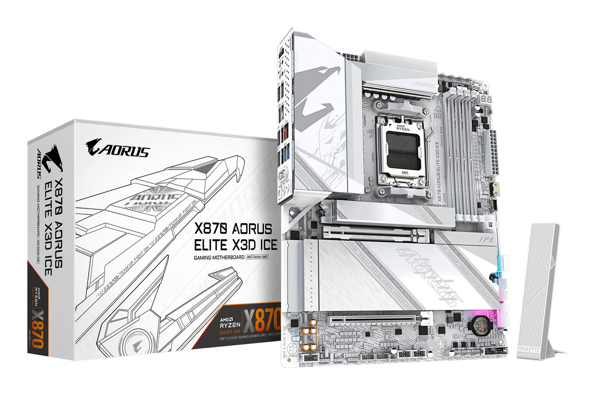 GigaByte X870 AORUS ELITE X3D ICE (silber/weiß)