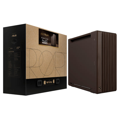 ASUS ProArt PA602 Wood Edition Retro Brown - Metal Panel Midi Tower