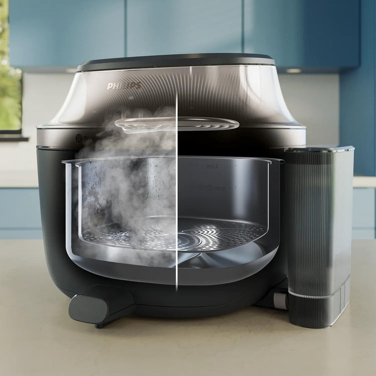 Philips Airfryer NA543/00 7.2L 2000W Black Gold