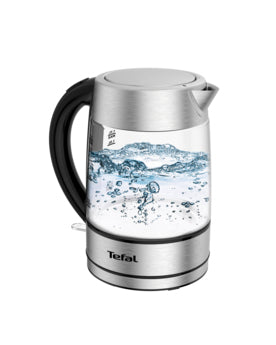 Tefal KI772D electric kettle 1.7 L 2400 W Stainless steel, Transparent