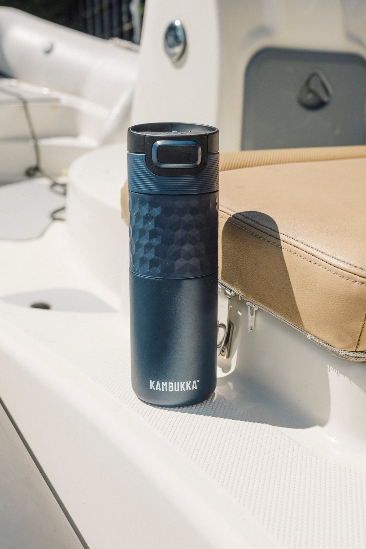 Kambukka Etna Grip thermal mug 500 ml (Denim Blue) navy blue