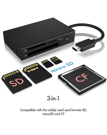 ICY BOX IB-CR401-C3 Type-C USB 3.2 Multi Card Reader