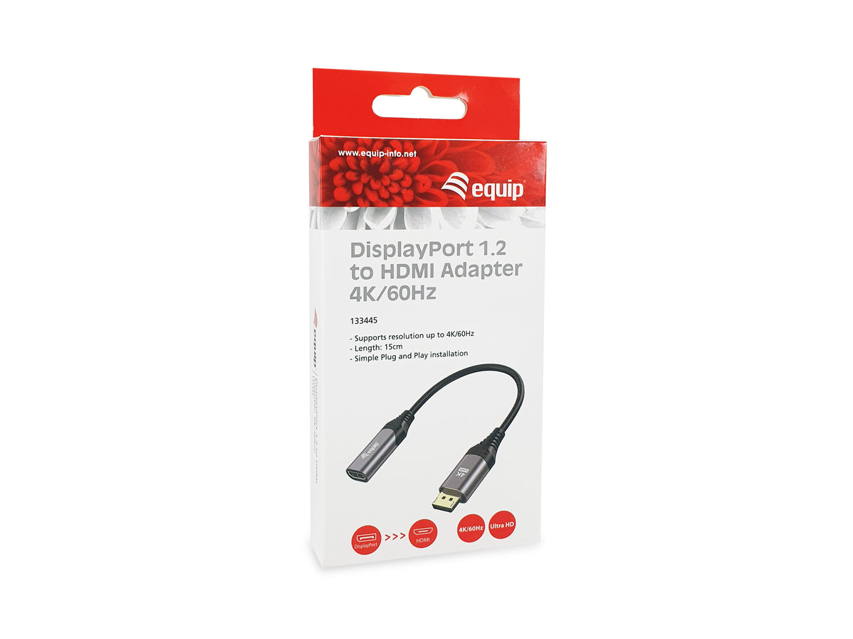 Equip  1.2 DisplayPort->HDMI        4K/ 60Hz St/Bu  0.15m gr