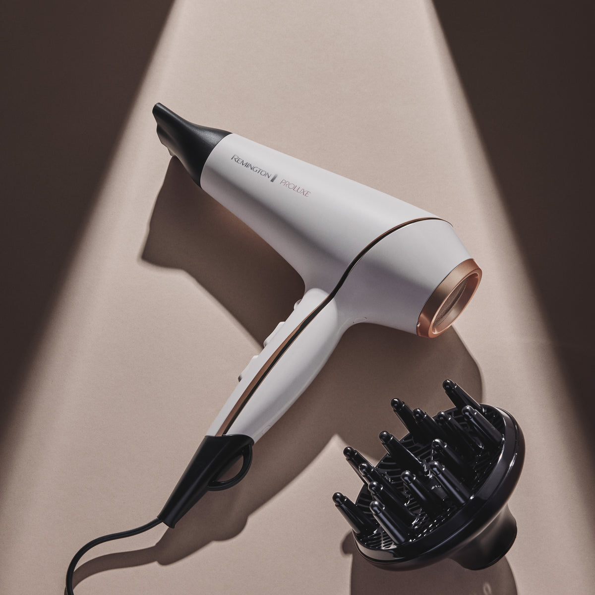 Remington PROluxe AC9140 Professional Hair Dryer, Ionic, 2400W, Ivory