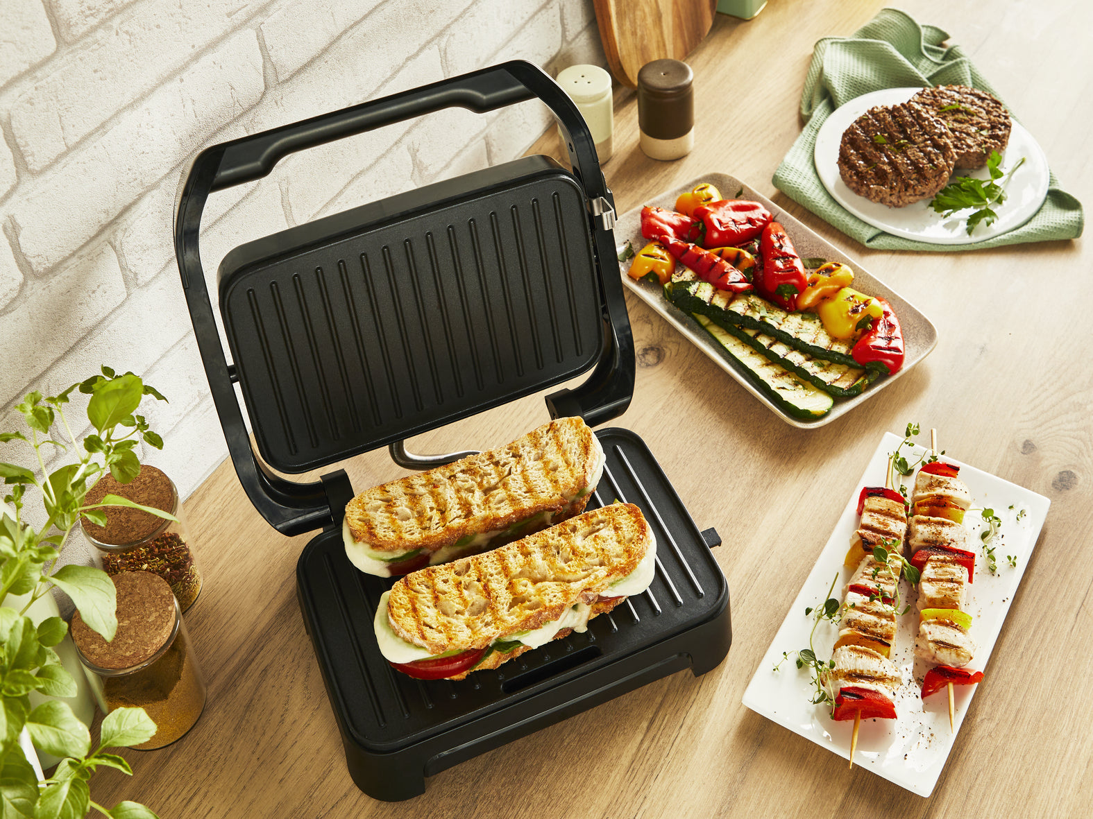 Tefal GC 270 D Inicio Compact Kontaktgrill 2 in 1