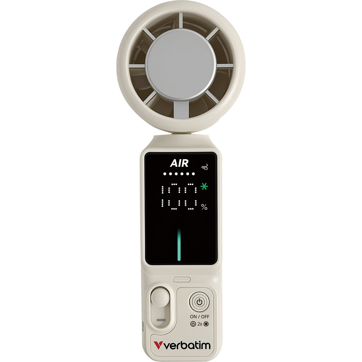 Verbatim Cool'n'Go Ice Touch Mini Handheld Fan wh./sil. 32348