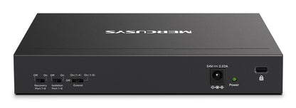 Διακόπτης Δικτύου Mercusys MS110CMP με Υποστήριξη PoE σε Μαύρο Χρώμα
