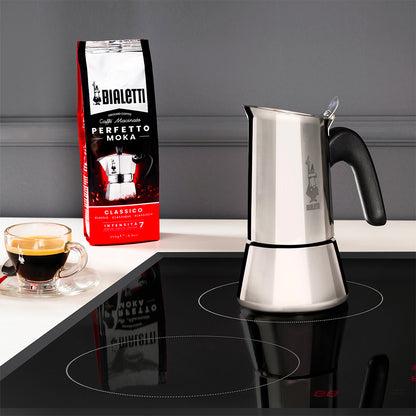 Bialetti Venus συσκευασία καφετιέρας Moka 0,5 λίτρων ασημί