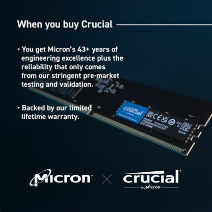 Crucial DDR5 16GB 5600MHz (CT16G56C46U5)