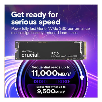 Crucial P510 Internal (CT2000P510SSD8) SSD 2TB M 2 Crucial2 Crucial 2