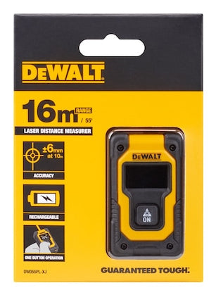 DEWALT LASER DISTANCE MEASURER 16M DW055PL-XJ