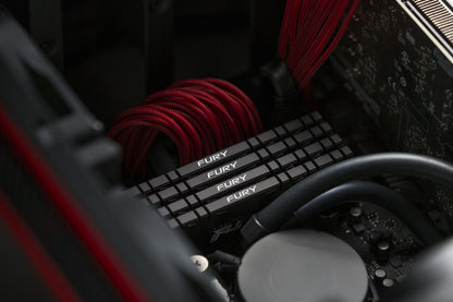 Kingston Technology FURY 16GB 3200MT/s DDR4 CL16 DIMM 1Gx8 Renegade Black