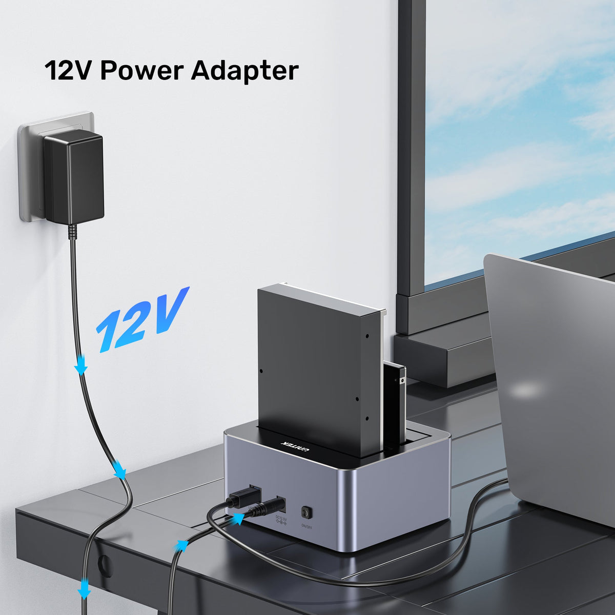 UNITEK CLONING STATION 2X SATA 2,5"/3,5" USB 5GB