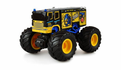 Amewi RC Monstertruck Feuerwehr 1:18 RTR Yellow/Blue /6+