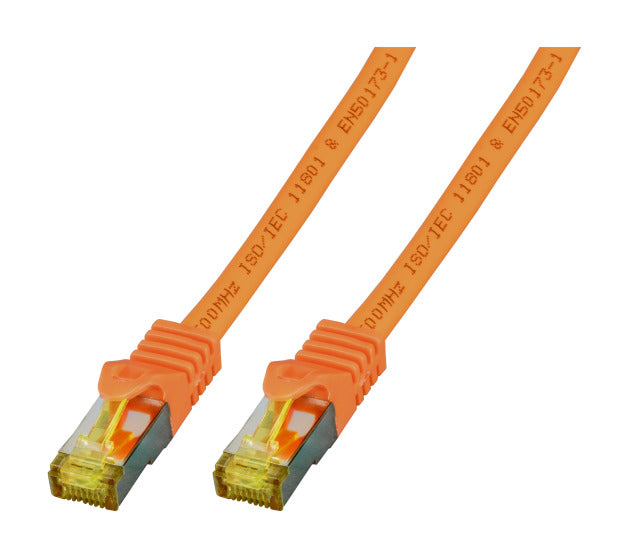 EFB RJ45 Patch Cable S/FTP Cat6A LSZH Cat7 RoHS 15.00m Orange