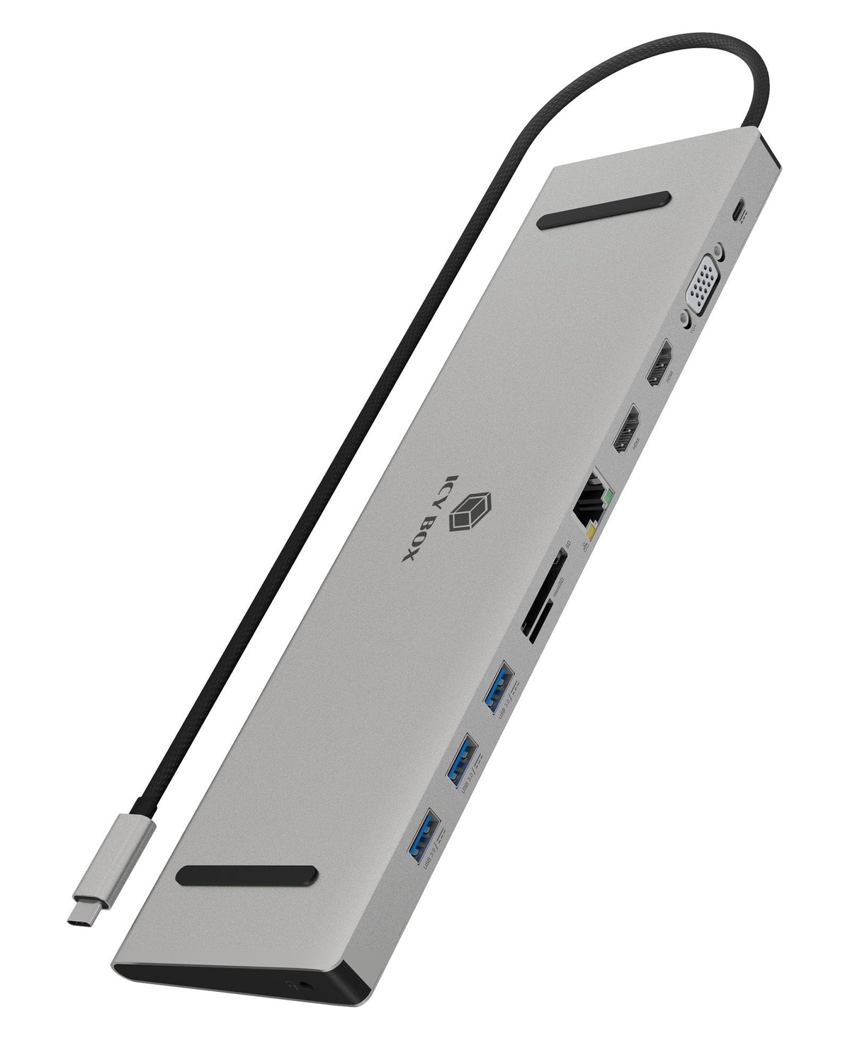 Dockingstation IcyBox USB-C -> HDMI/VGA/USB-A/USB-C/3,5mm