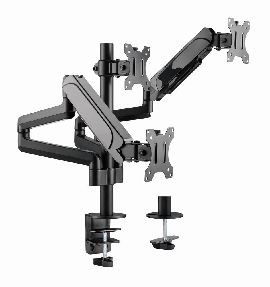Gembird MA-DA3-01 monitor mount / stand 68.6 cm (27") Desk Black