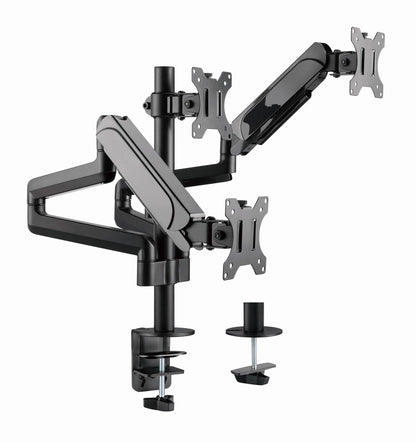 Gembird MA-DA3-01 monitor mount / stand 68.6 cm (27") Desk Black