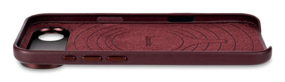 Decoded Leather Backcover for iPhone 17 Air in Dark Ruby