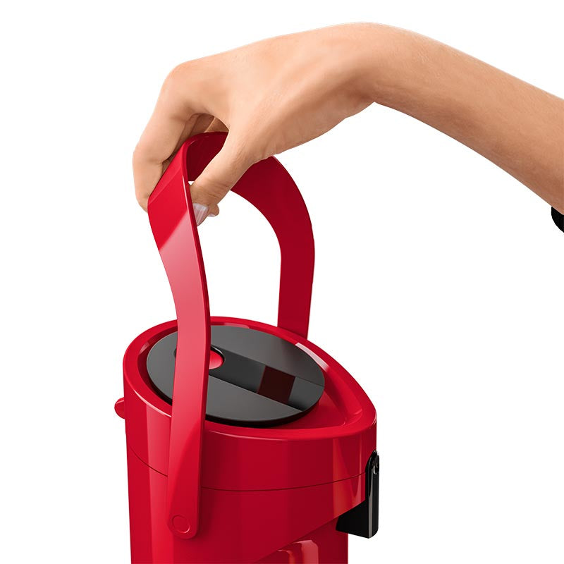 Emsa Ponza Pump Vacuum Jug 1.9 L, Red