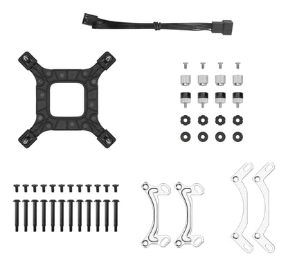 DeepCool LE360 V2 ZERO DARK Processor Liquid Cooling Kit 12 cm Black