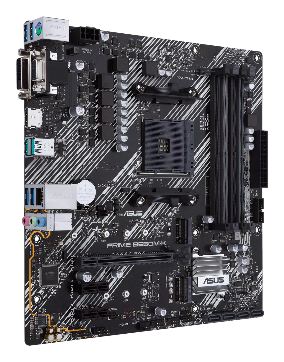 ASUS PRIME B550M-K AMD B550 Socket AM4 micro ATX