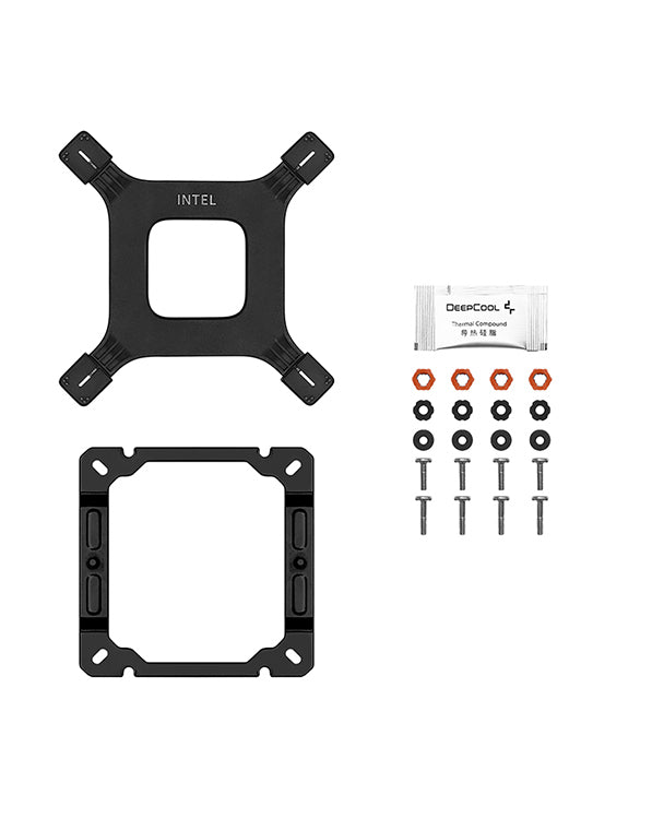 Deepcool AG400 ARGB V2 CPU Cooler (Black, 120 mm)
