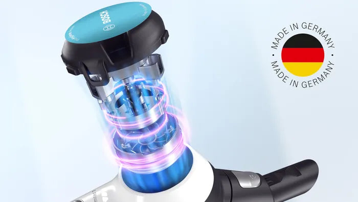 Cordless 2-in-1 hoover, vacuuming and mopping Unlimited 7 ProHygienic Aqua White