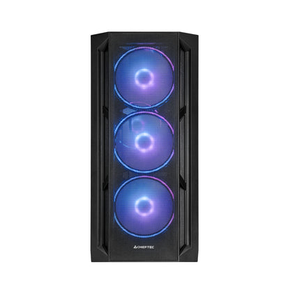 Chieftec PC Case GA-01B-L-OP APEX LUMO Midi Tower Black