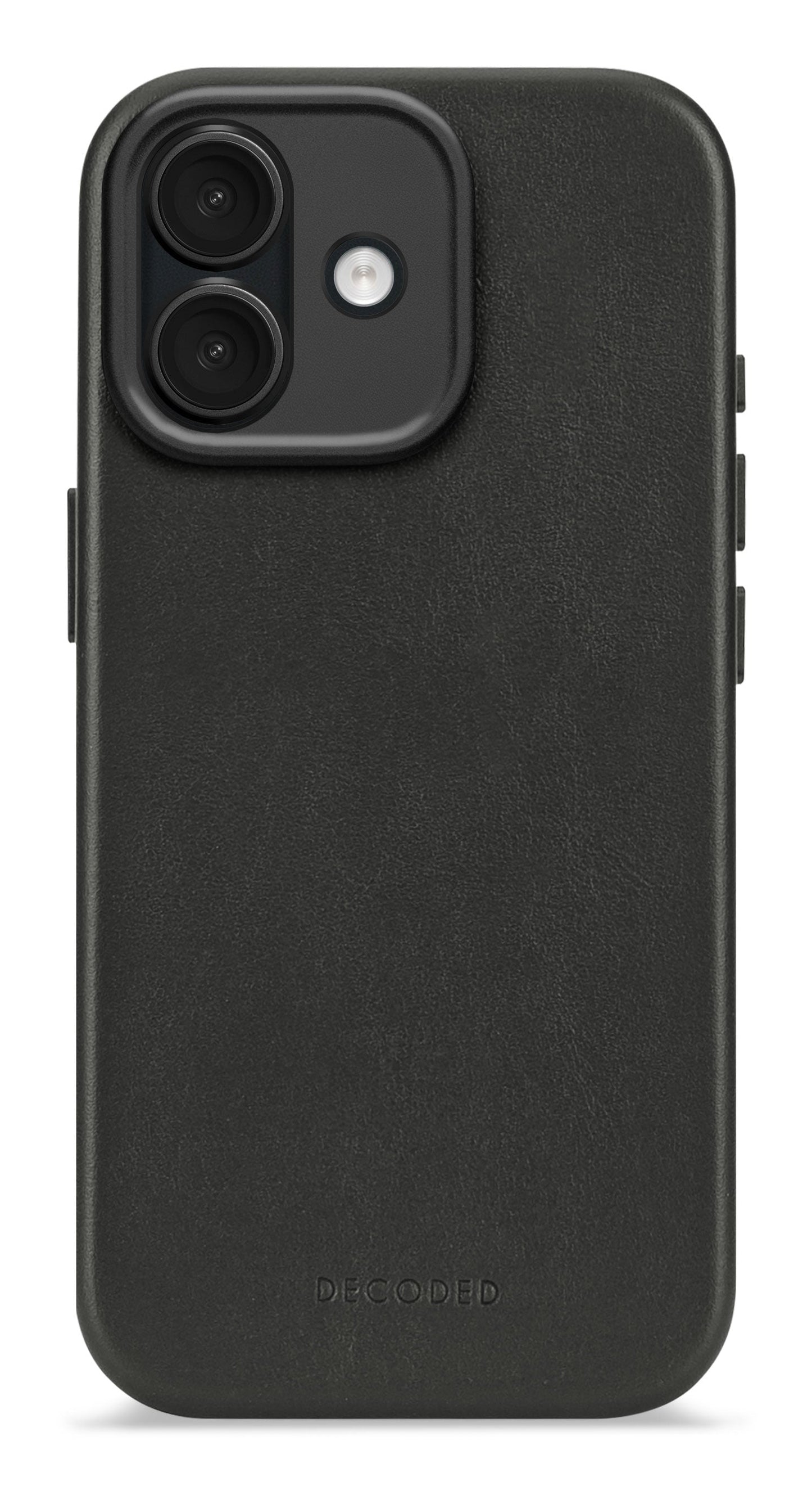 Decoded Leather Backcover for iPhone 17 in Black