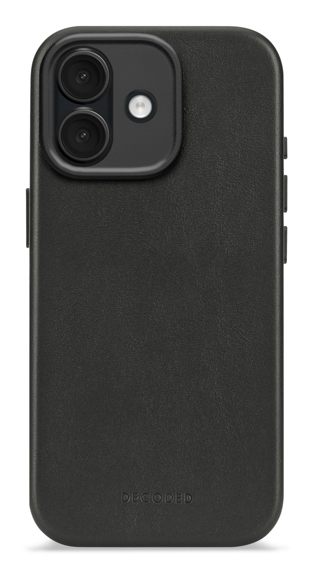Decoded Leather Backcover for iPhone 17 in Black