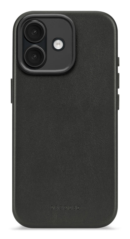 Decoded Leather Backcover for iPhone 17 in Black