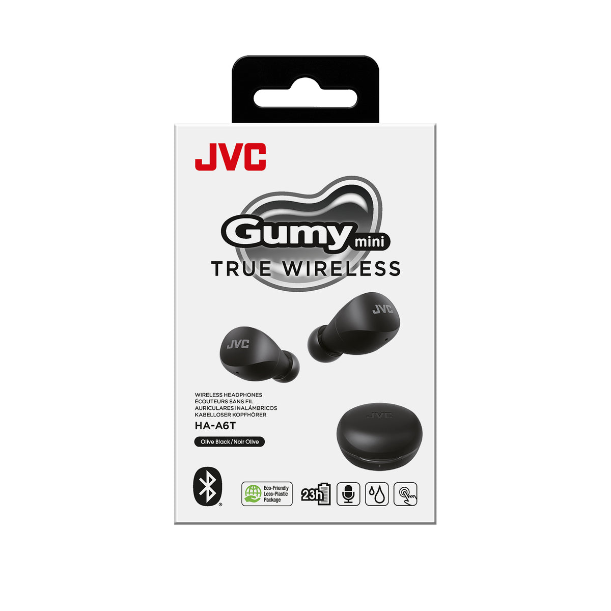 JVC HA-A6T Headset True Wireless Stereo (TWS) In-ear Calls/Music Bluetooth Black