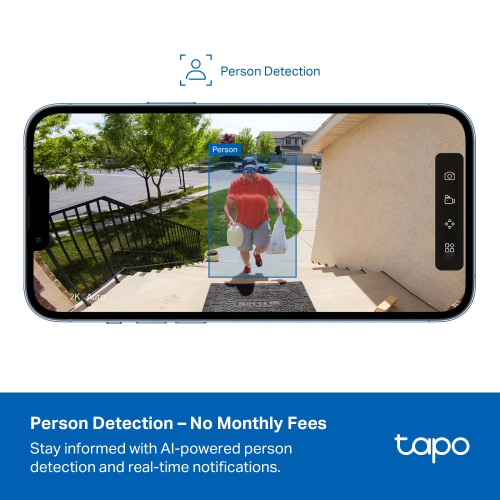 Σετ κάμερας ασφαλείας IP TP-Link Tapo C400 εξωτερικού χώρου με ανάλυση 1920 x 1080 pixel για τοίχο