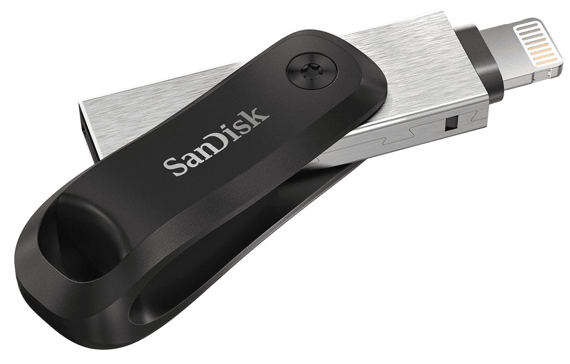 SanDisk iXpand USB flash drive 64 GB USB Type-A / Lightning 3.2 Gen 2 (3.1 Gen 2) Black, Silver