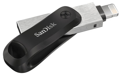 SanDisk iXpand USB flash drive 64 GB USB Type-A / Lightning 3.2 Gen 2 (3.1 Gen 2) Black, Silver