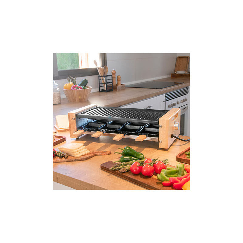 CECOTEC Cheese&Grill 8200 Wood Raclette