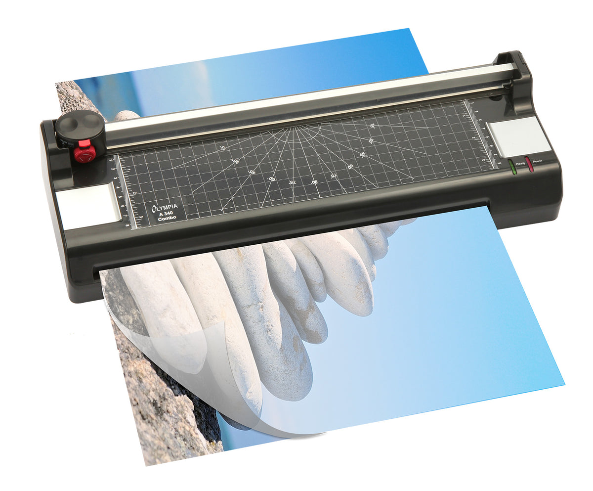 Olympia Laminator +Papierschneider A340 Combo        schwarz