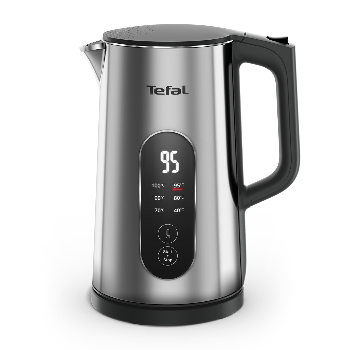 Tefal Selection KI871DE0 electric kettle 1.7 L 1500 W Black, Stainless steel