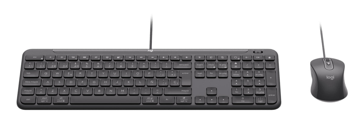 Logitech USB-C Keyboard+Mouse MK620 Combo f. Business black retail