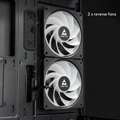 Chieftec GT-01B-OP computer case Midi Tower Black