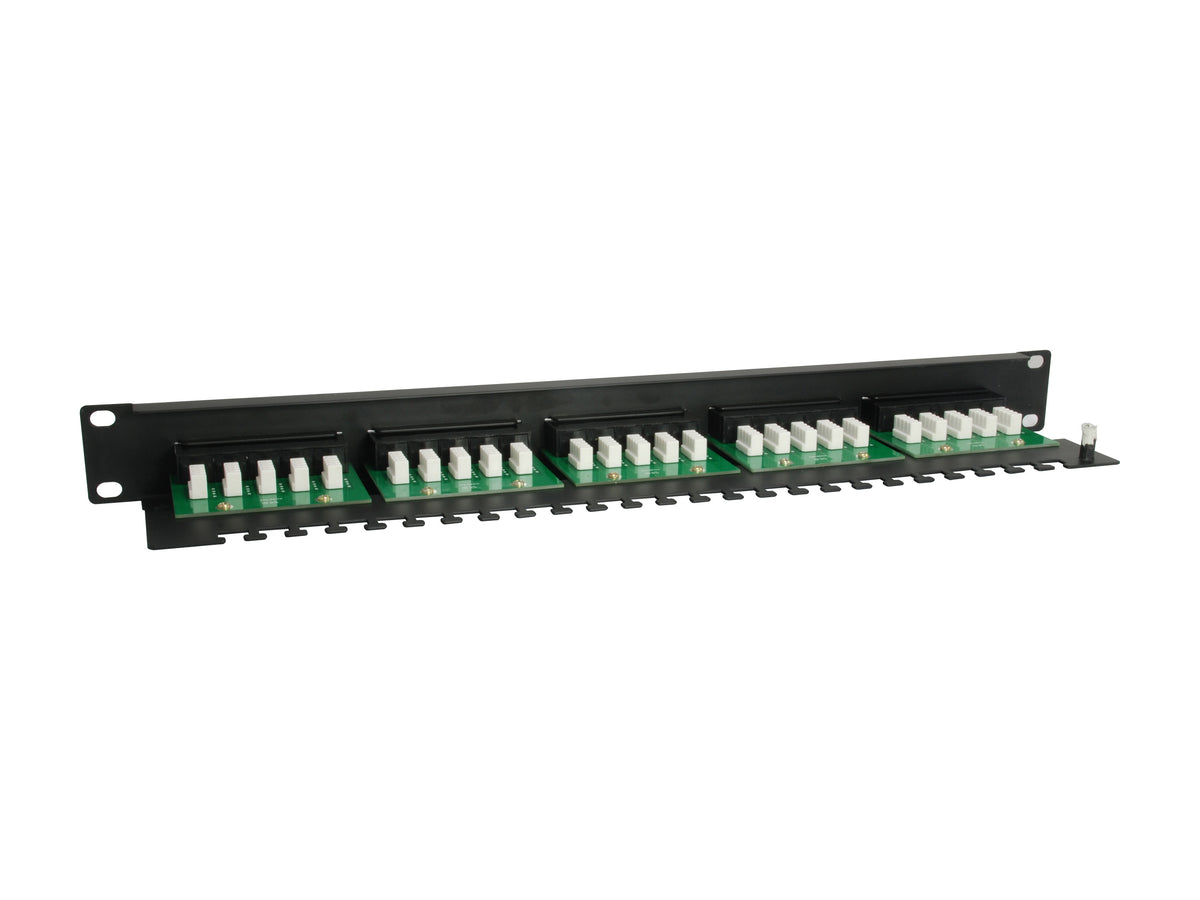 Equip 19" Patchpanel 25xRJ45 Cat3  UTP 1U       ISDN RAL9005
