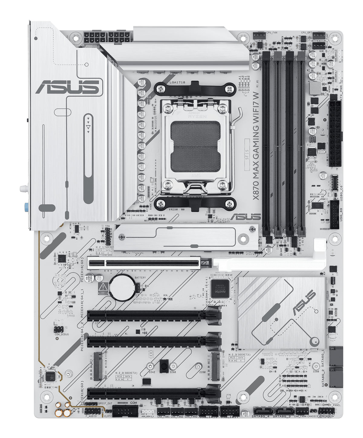 ASUS X870 MAX GAMING WIFI7 W AMD X870 Socket AM5 ATX