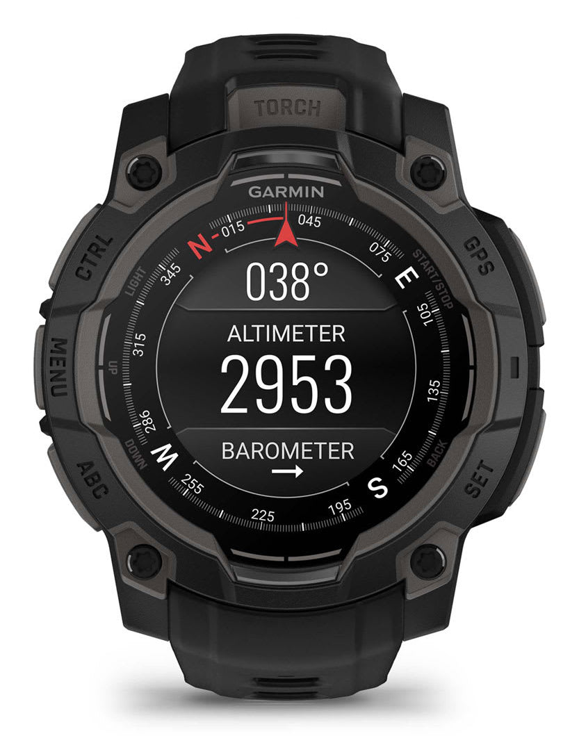 Garmin Instinct 3 AMOLED 1.2" (45 mm) Digital Touchscreen - Black, 390 x 390 px, GPS
