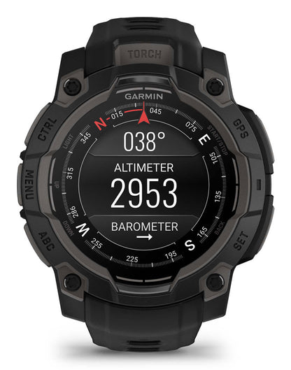 Garmin Instinct 3 AMOLED 1.2" (45 mm) Digital Touchscreen - Black, 390 x 390 px, GPS