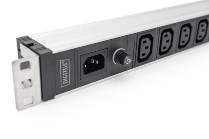 DIGITUS PDU 1U    9xC13         Ausgänge 230V/10A schwarz